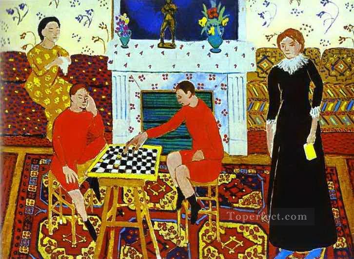 The Painter s Family 1911 abstract fauvism Henri Matisse Oil Paintings